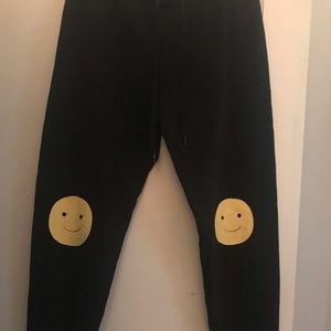 Smiley face joggers